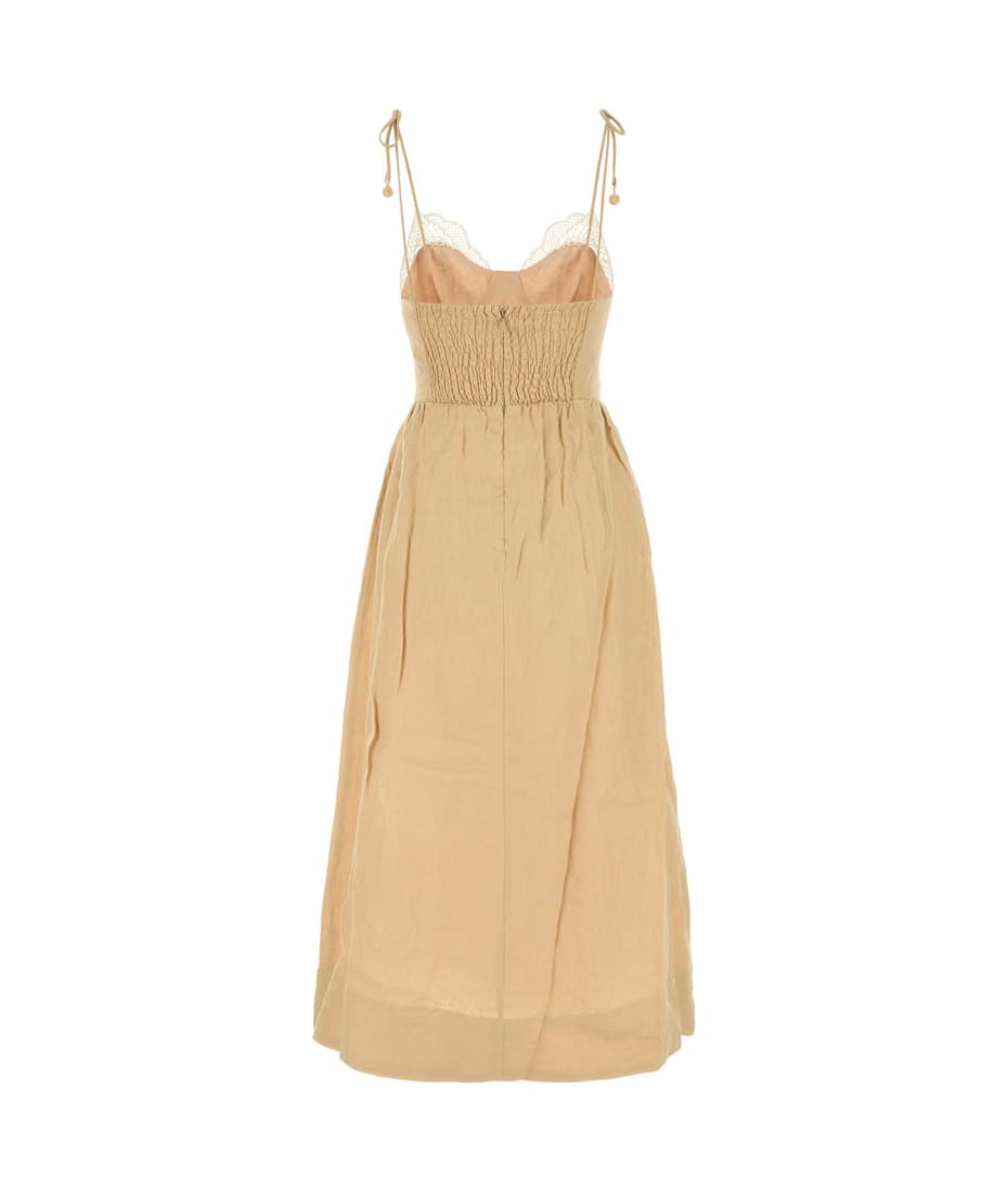 ワンピース FARM RIO Pastel Orange Linen Dress Farm Rio Pastel Orange Linen Dress | italist