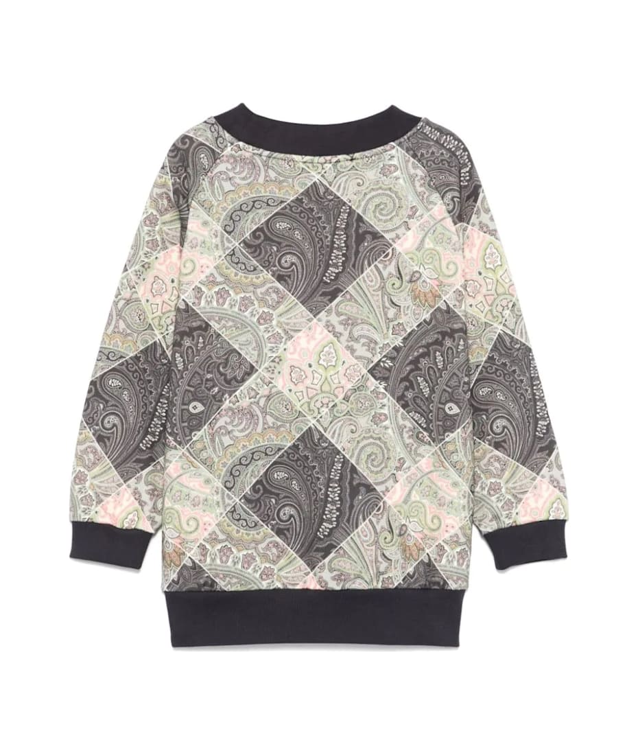 【関税&送料込】Etro Sweatshirt With Logo Etro Sweatshirt Blue Mens Etro