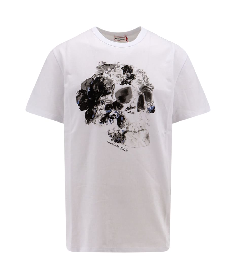 Alexander McQueen Skull Printed Crewneck T-shirt | italist, ALWAYS LIKE A  SALE