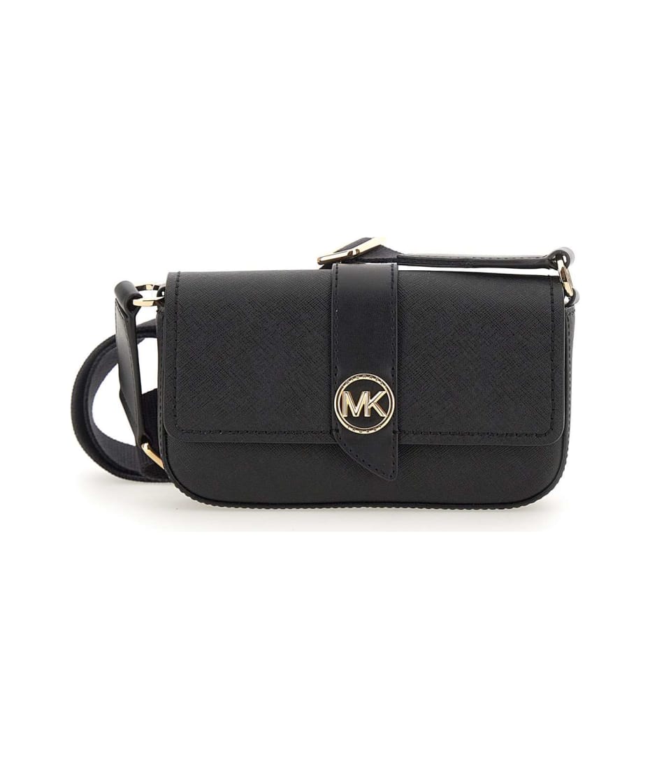 Michael Kors Patent Leather Extra-Small Greenwich Crossbody Bag