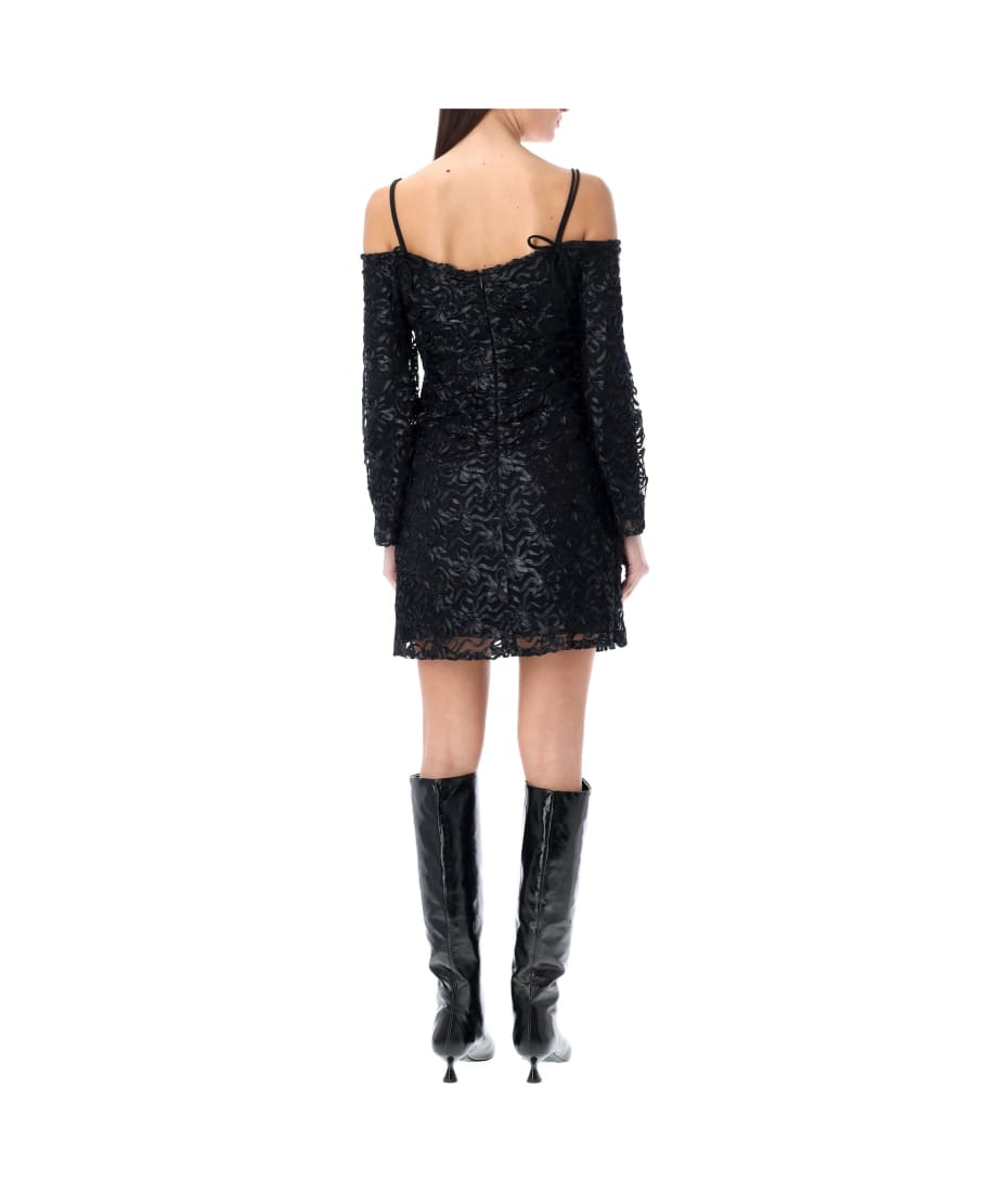 Ganni Ribbon Tulle Mini Dress | italist Ganni Ribbon Tulle Mini Dress | italist