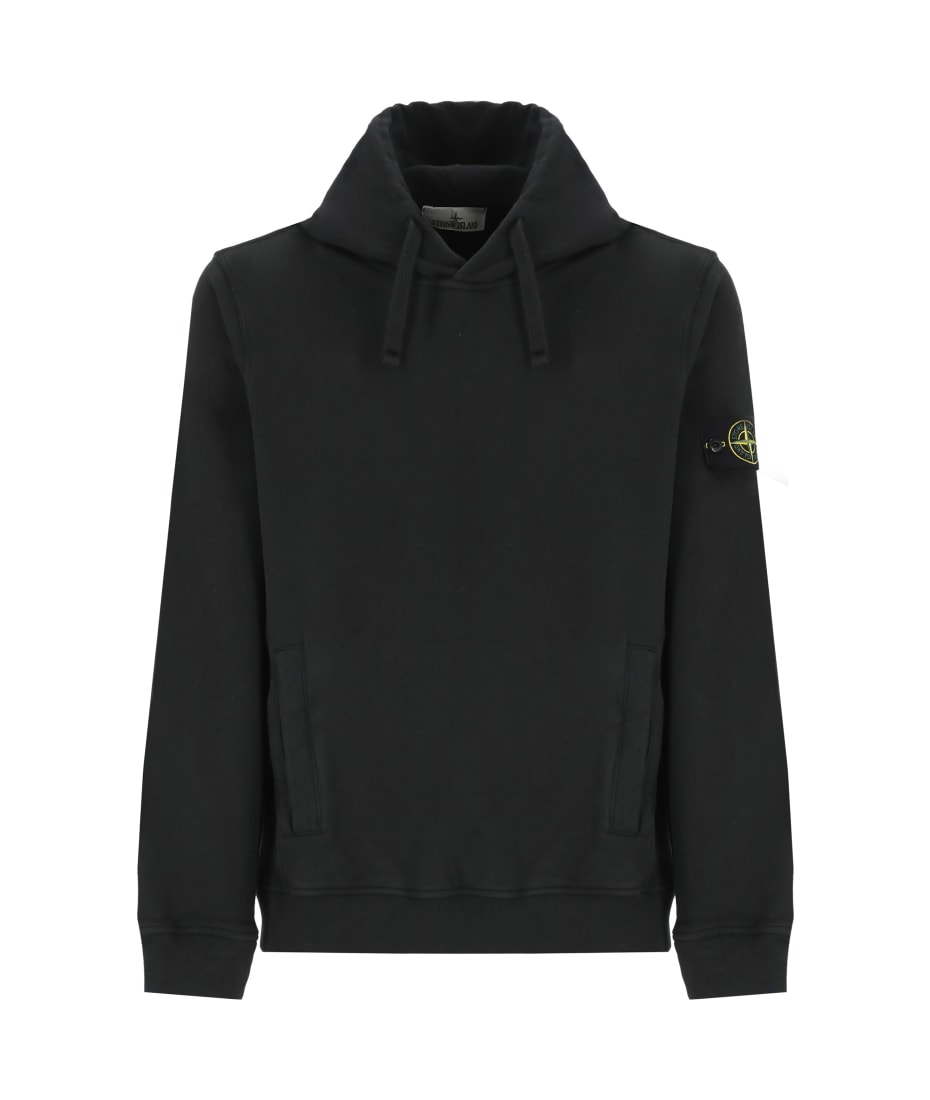 スウェット・トレーナー STONE  Hoodie with Stone  badge Stone Island Hoodie With Logo | italist