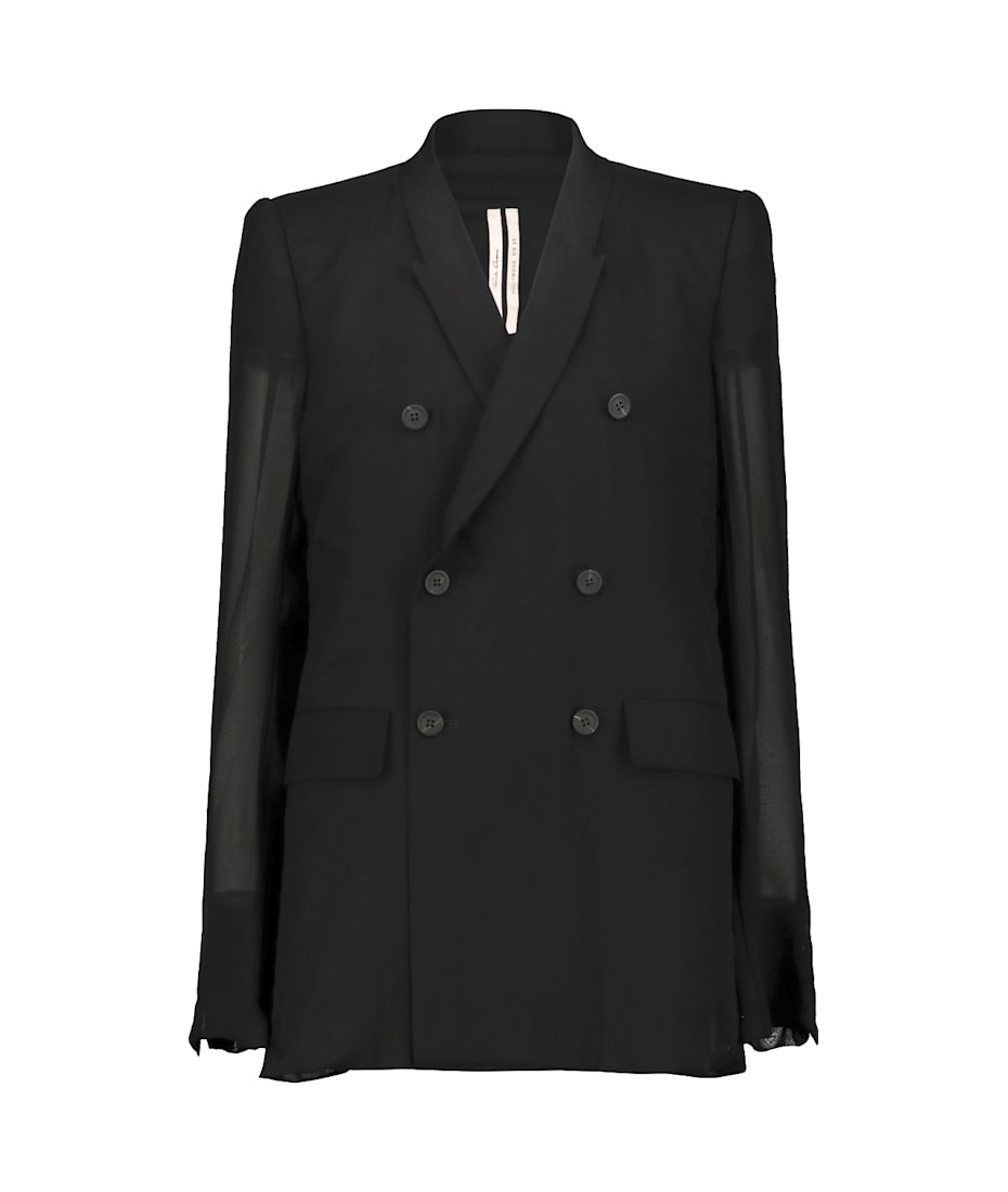【送料&関税込】Rick Owens Jmf Double-breasted Silk Blazer Rick Owens Jmf Double-breasted Silk Blazer | italist, ALWAYS