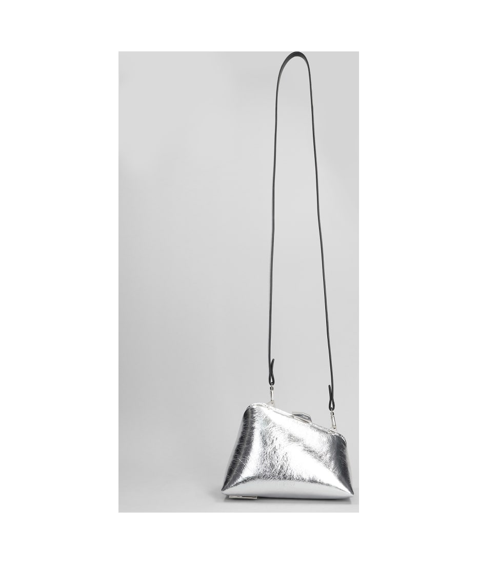 The Attico Midnight Hand Bag In Silver Leather | italist