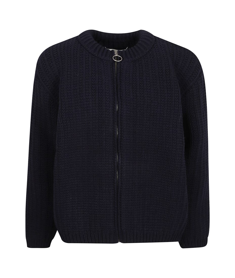 Maison Margiela Ribbed Zipped Cardigan | italist