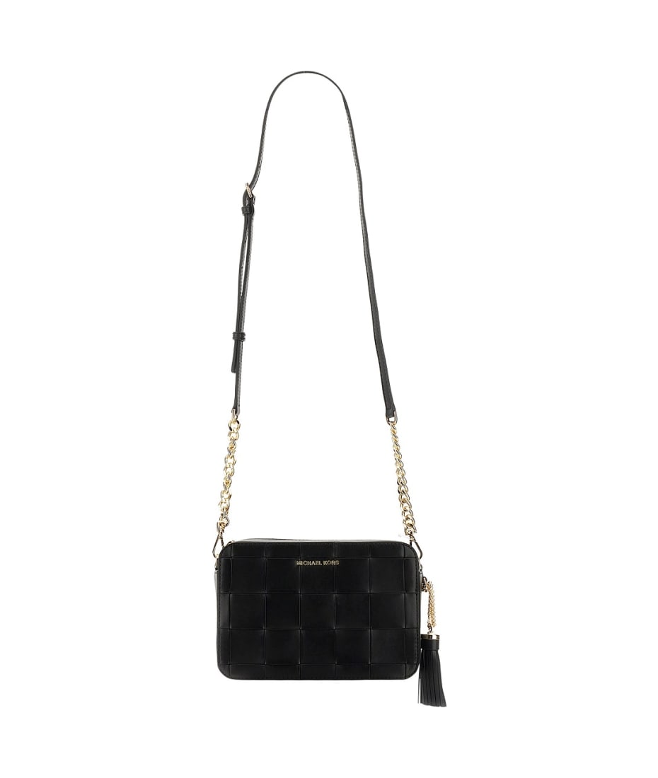 MICHAEL KORS GINNY LEATHER BAG Woman Black