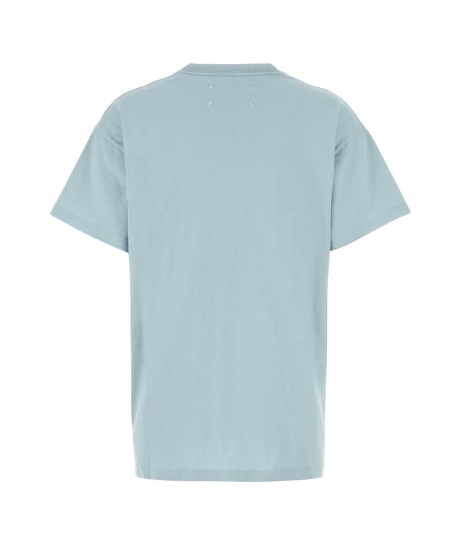 【送料&関税込】Maison Margiela Light Blue Cotton T-shirt Maison Margiela Light Blue Cotton T-shirt | italist, ALWAYS