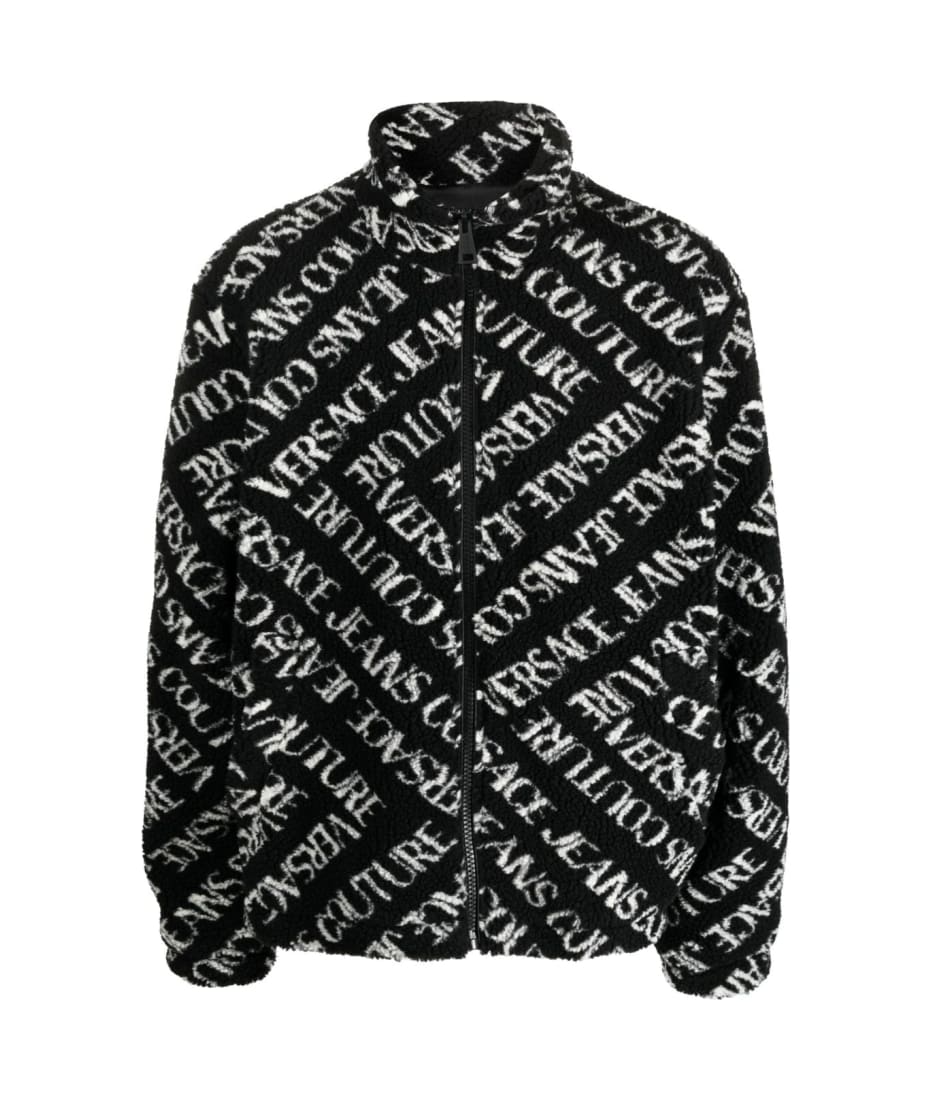 Versace Jeans Couture Logo Teddy Jacket, Black, 56