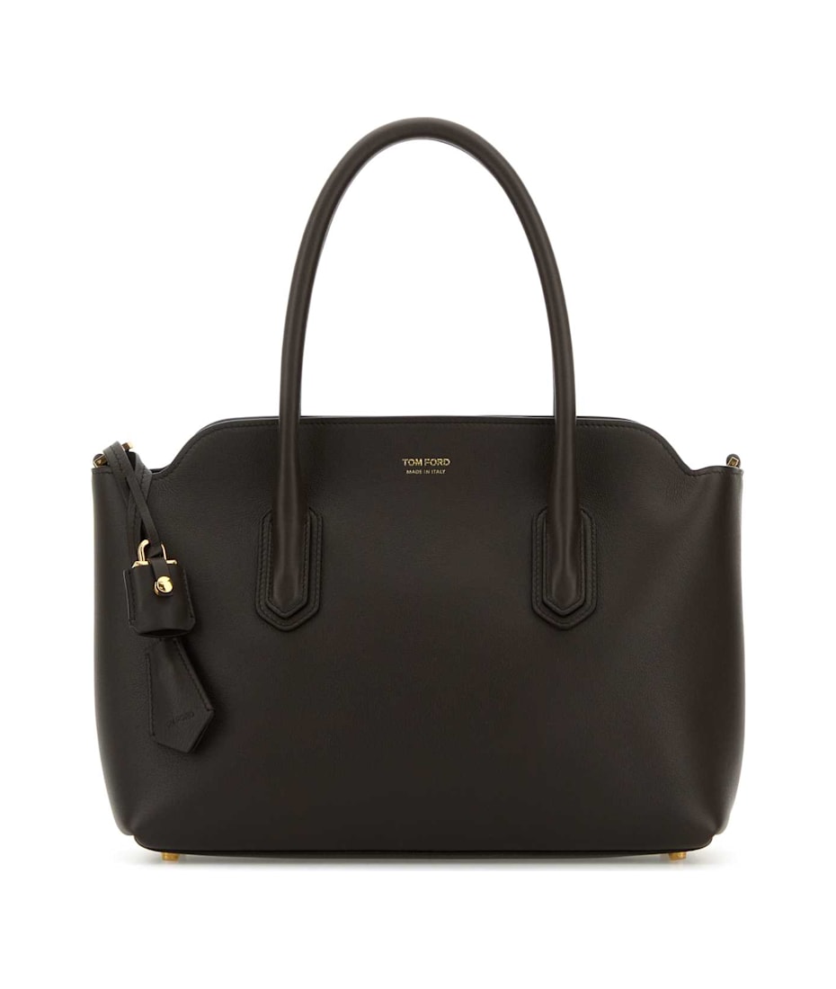 【関税&送料込】Tom Ford Chocolate Leather Handbag Tom Ford Chocolate Leather Handbag | italist