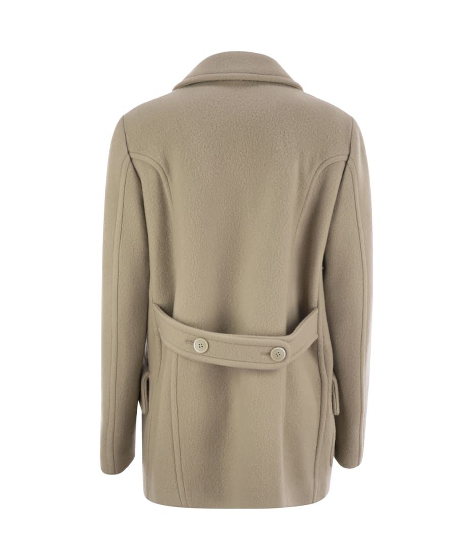 コート Fay FW24 Wool and Cashmere Peacoat (NAW07493110 C205) Fay Wool And Cashmere Peacoat | italist