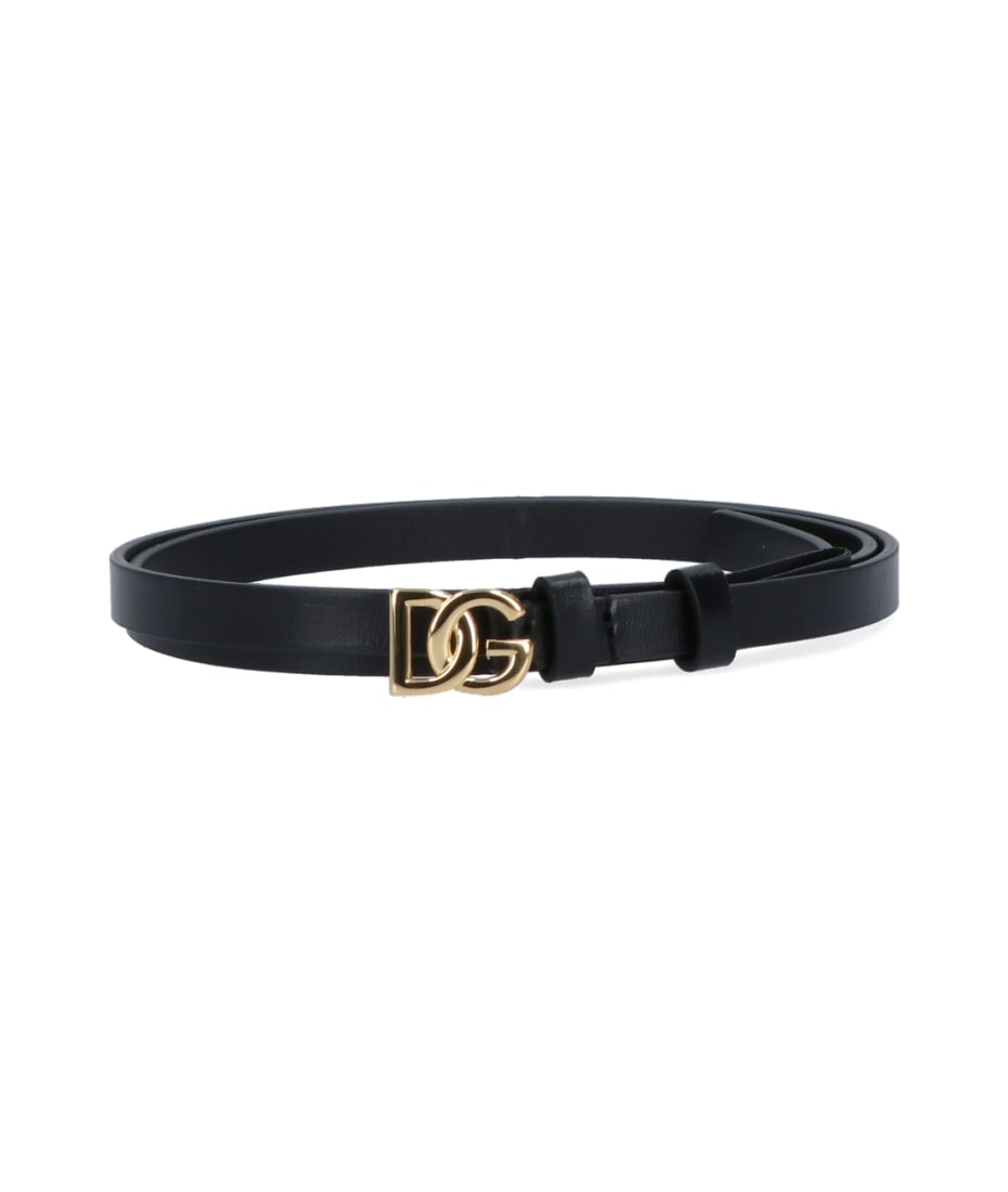 Dolce tracolla & Gabbana Logo Belt - Black