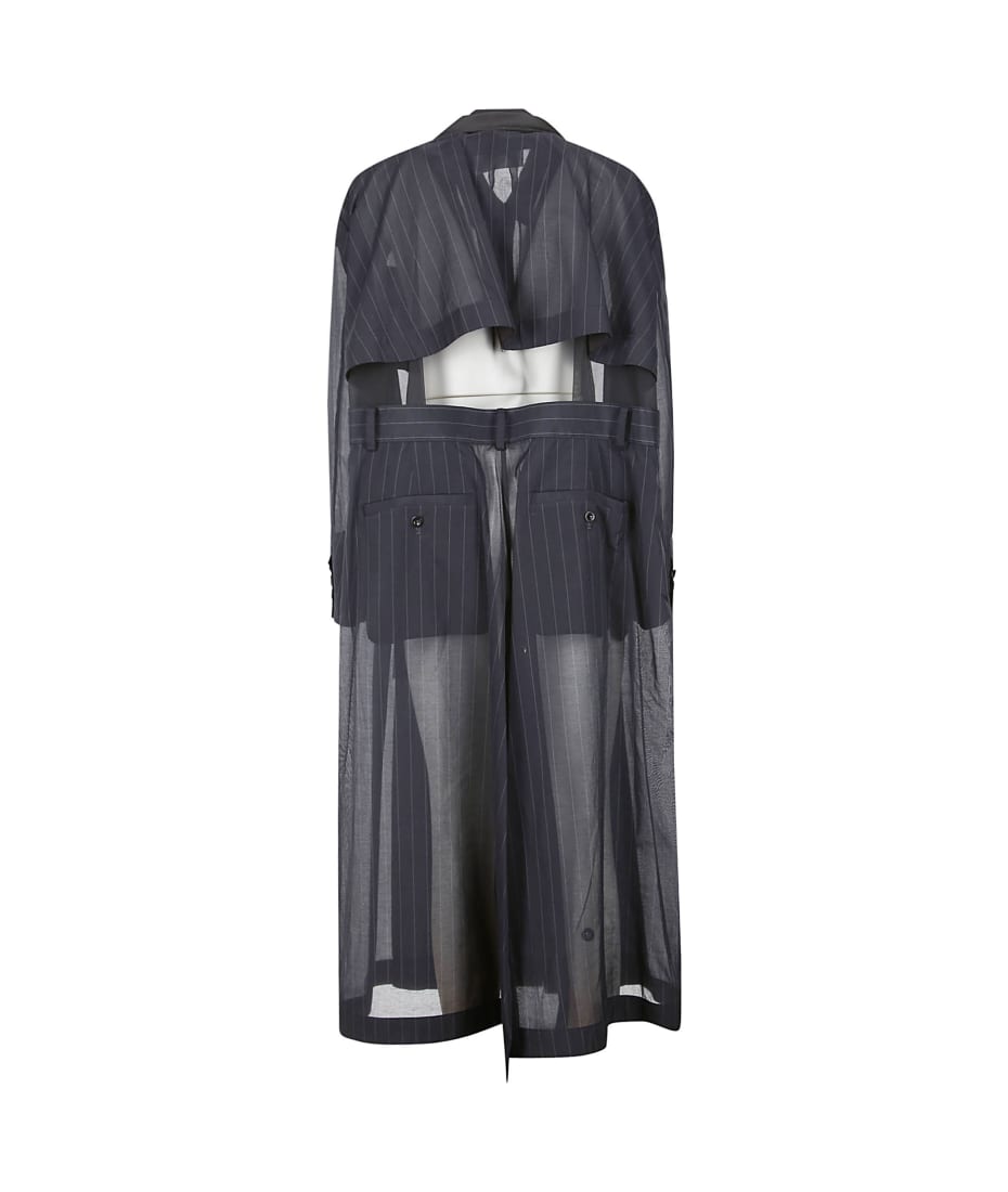 Sacai Chalk Stripe Coat | italist