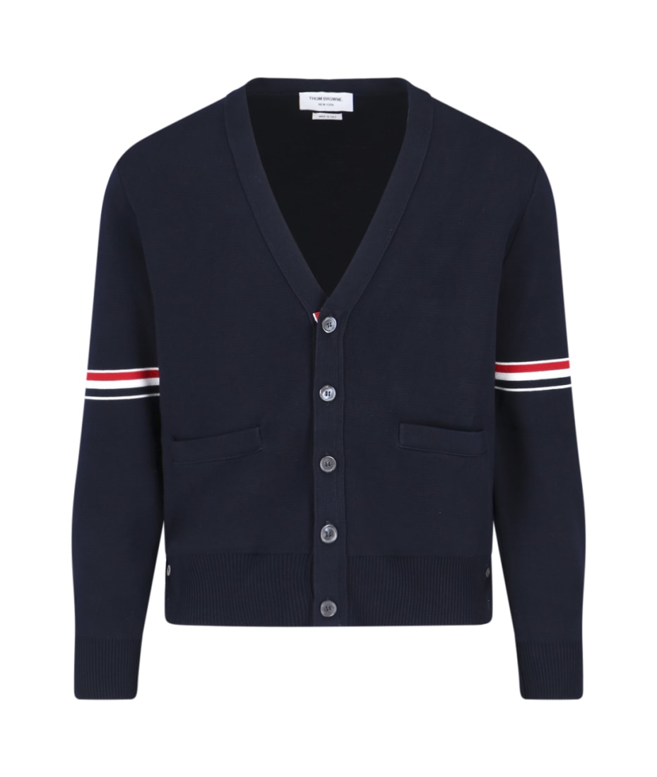 【送料&関税込】Thom Browne Tricolor Detail Cardigan Thom Browne Tricolor Detail Cardigan | italist