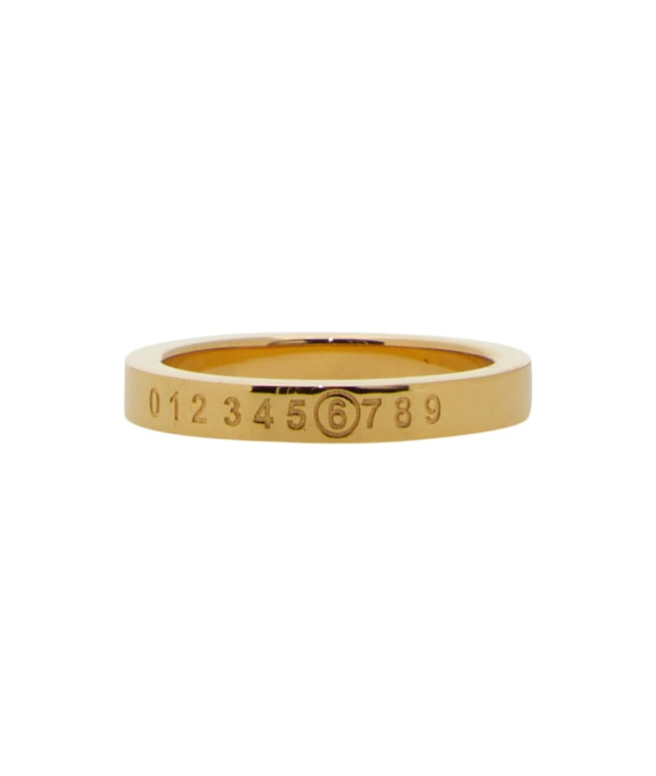 【関税&送料込】Mm6 Maison Margiela Anello Con Logo MM6 Maison Margiela Anello Con Logo リング 通販 | italist