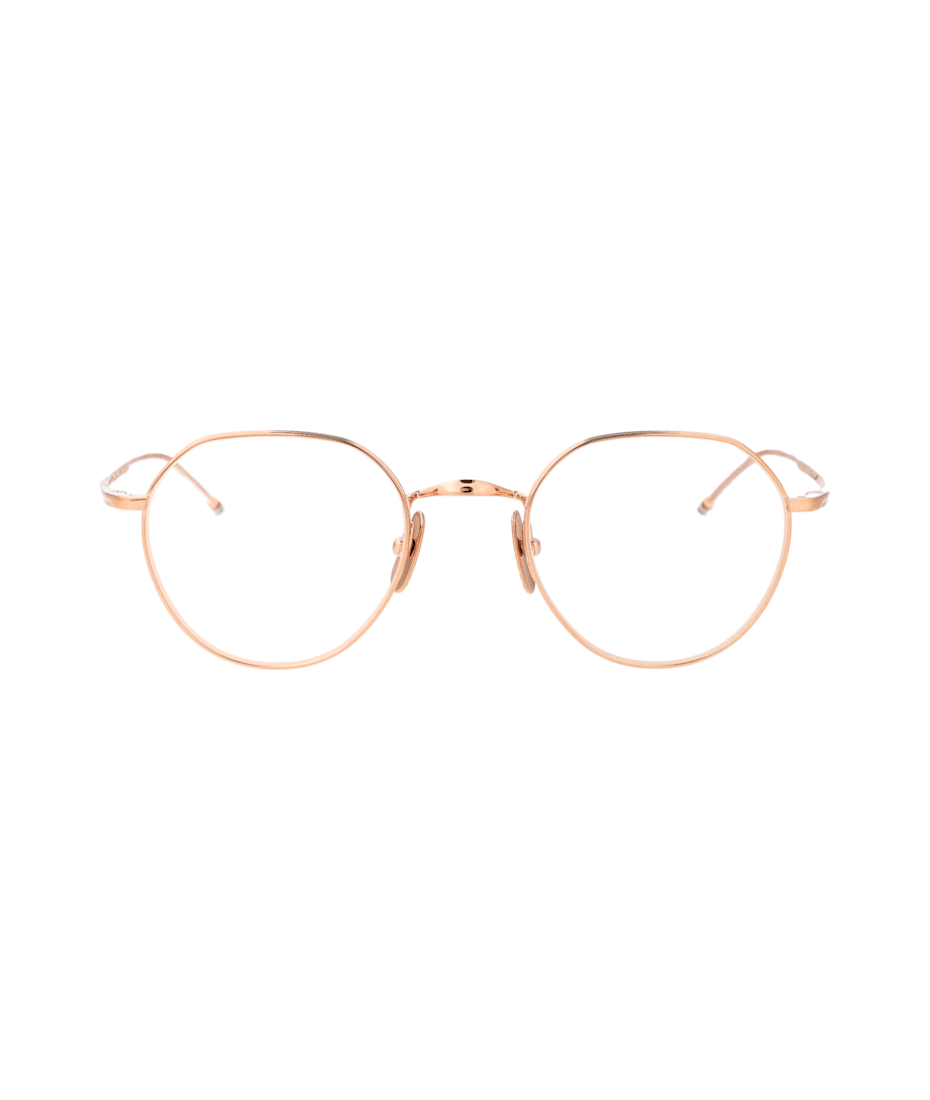 【送料&関税込】Thom Browne UEO914A/G0001 Eyewear - Unisex Titanium Round Eyeglasses | Thom Browne