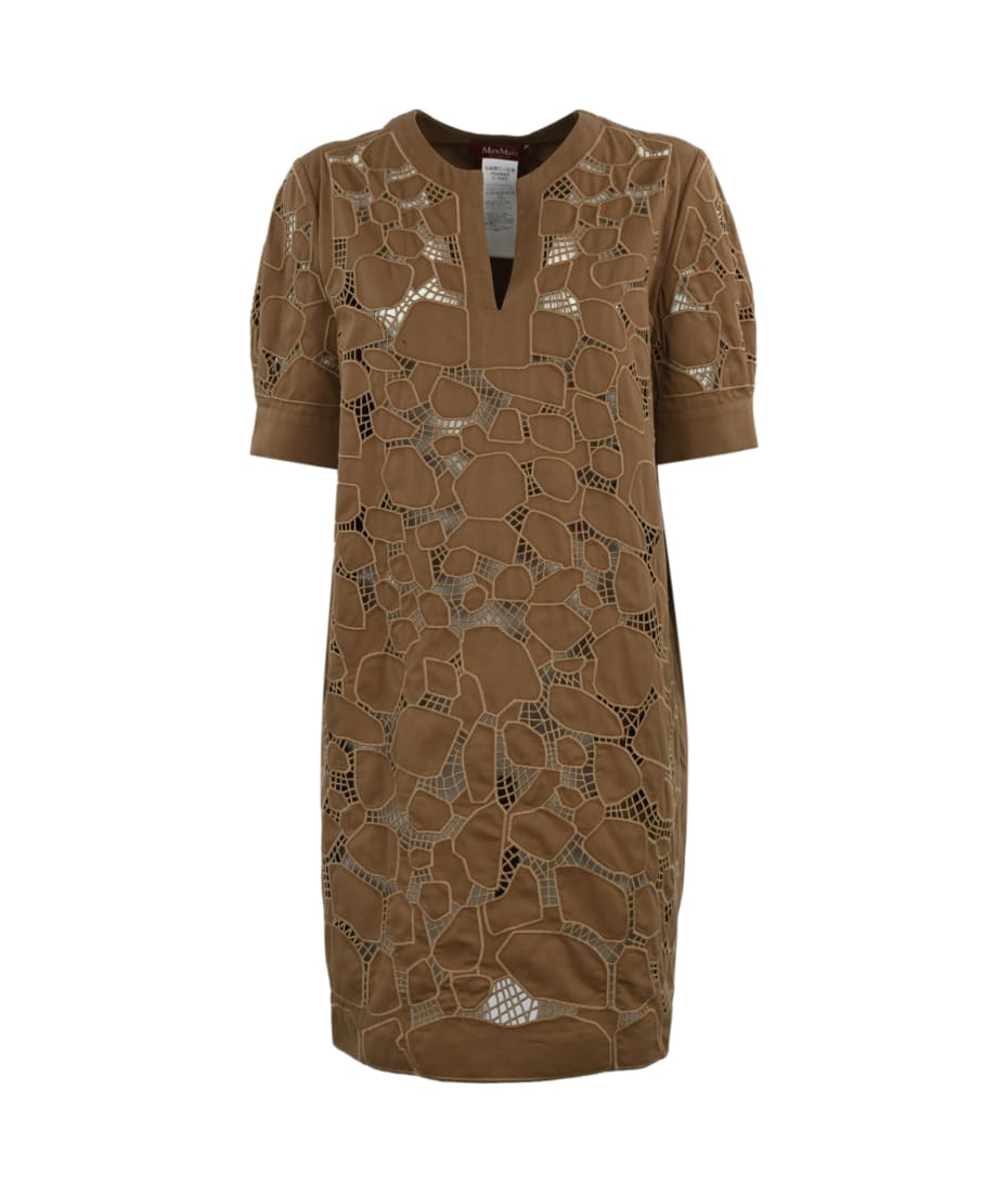 Max Mara Studio "mirca" Ramie Gauze Dress | italist, ALWAYS LIKE A SALE