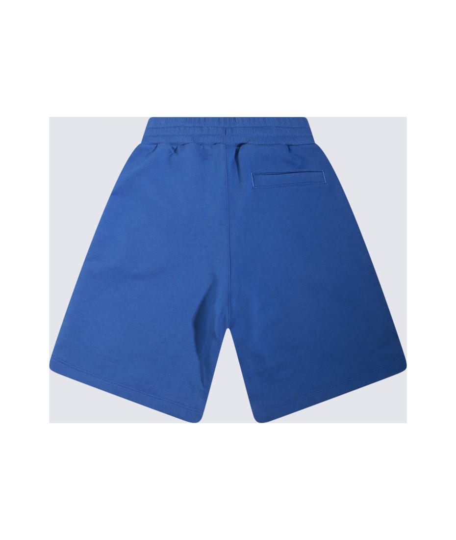 Dolce & Gabbana Blue Cotton Shorts - BLUETTE MEDIO