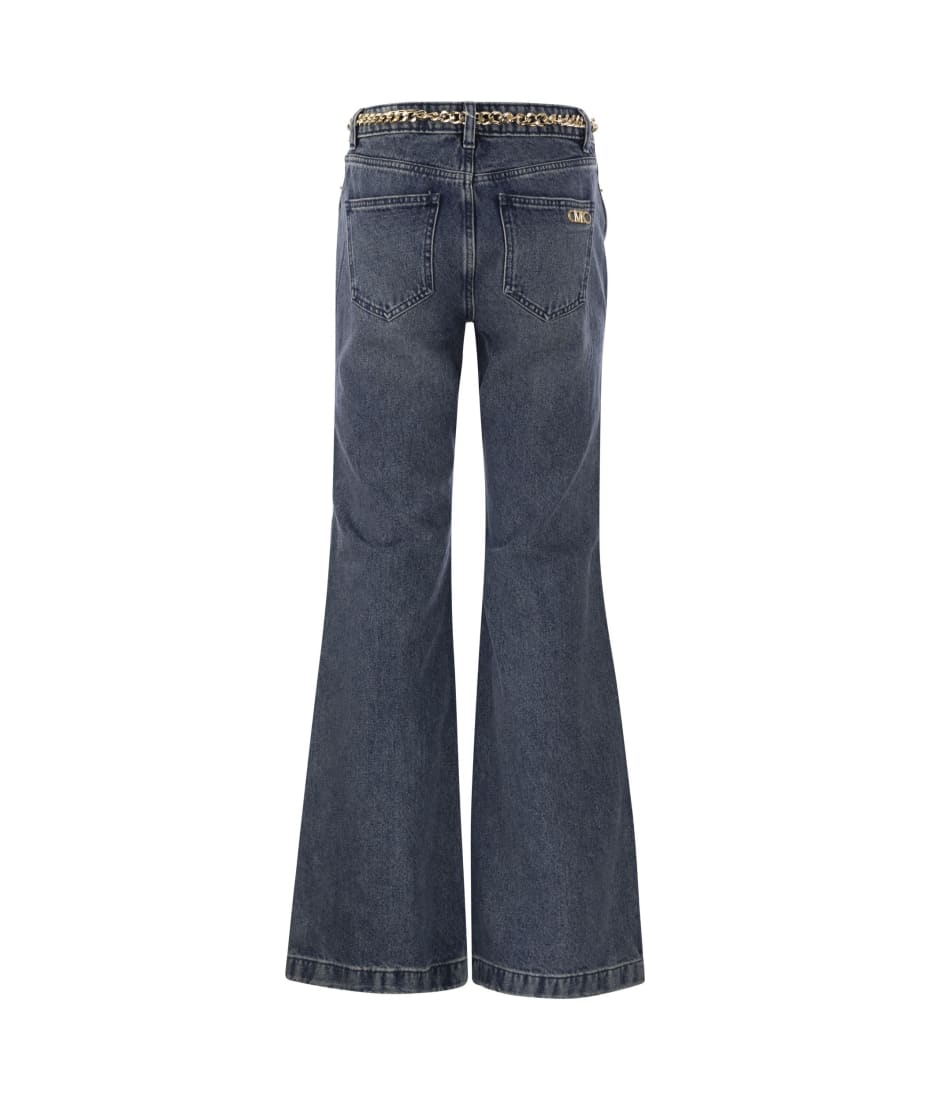 Michael Kors Flared Jeans With Chain Belt italist, ALWAYS LIKE A