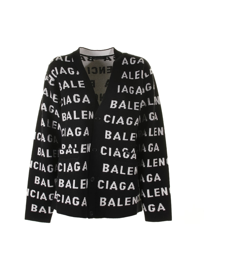 Black balenciaga sale with white writing