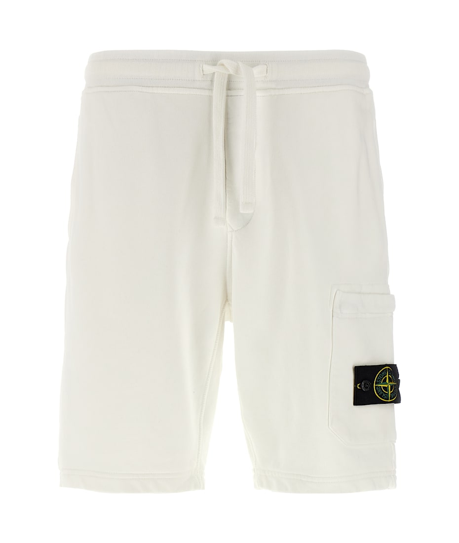 Stone Island Regular Fit Stretch Cotton Cargo Bermuda Shorts | Nordstrom