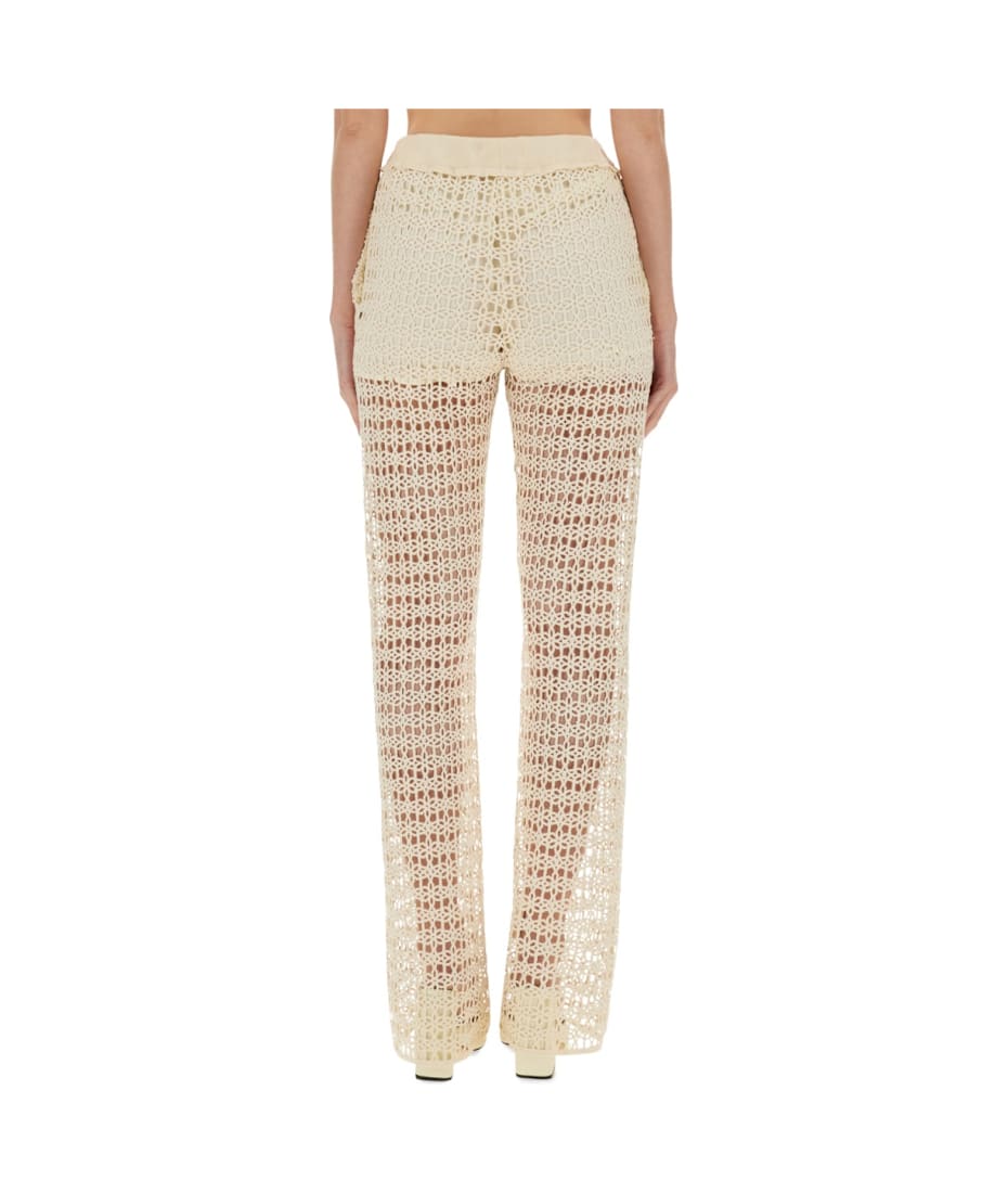 Alysi Wide Macramé Pants | italist