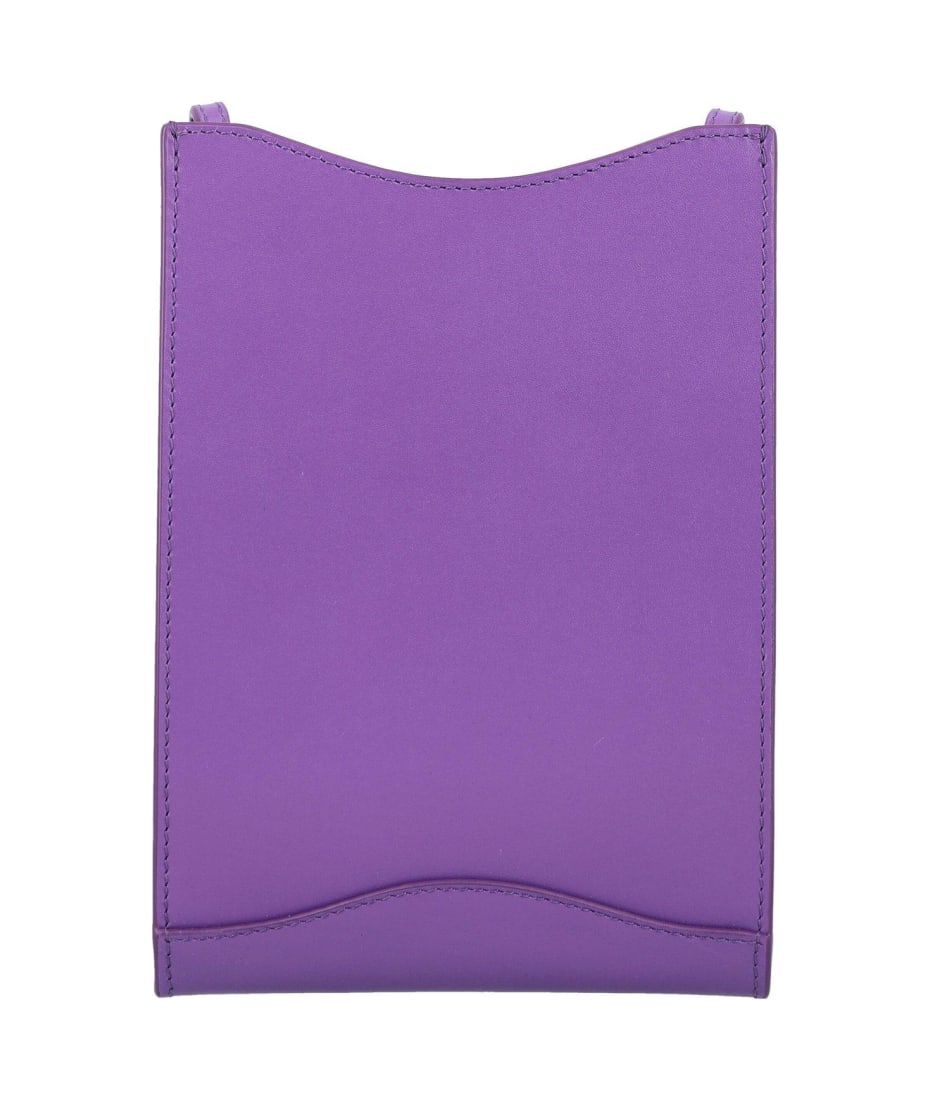 ★A.P.C.★ Jamie Crossback Purple PXBMWF63412HAG PXBMWF63412 A.P.C. Jamie Logo Detailed Strapped Shoulder Bag | italist