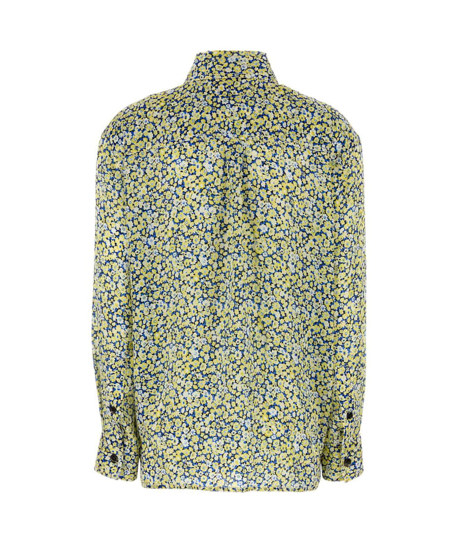 Tシャツ・カットソー BOTTEGA VENETA SS25 Printed silk shirt (815228V50F0 9745) Bottega Veneta Printed Silk Shirt | italist