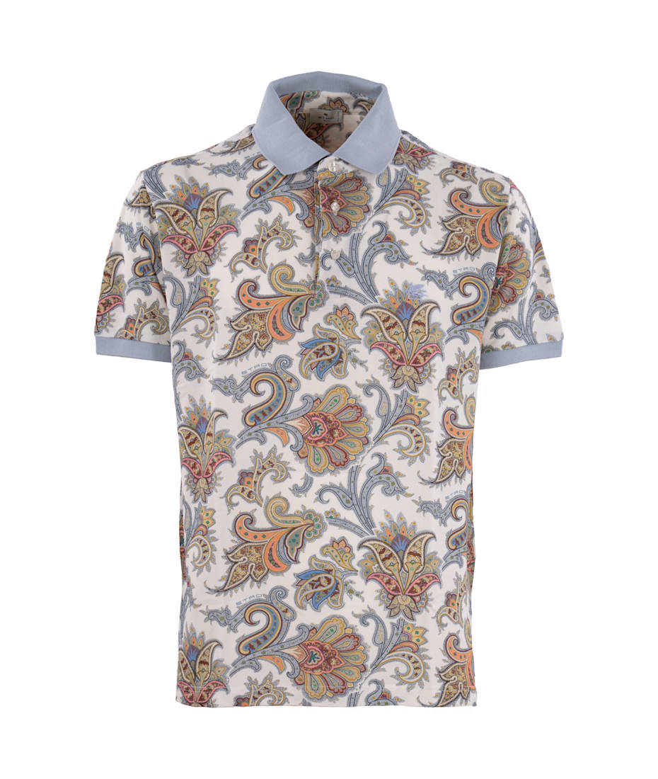 Etro Graphic Printed Polo Shirt | italist