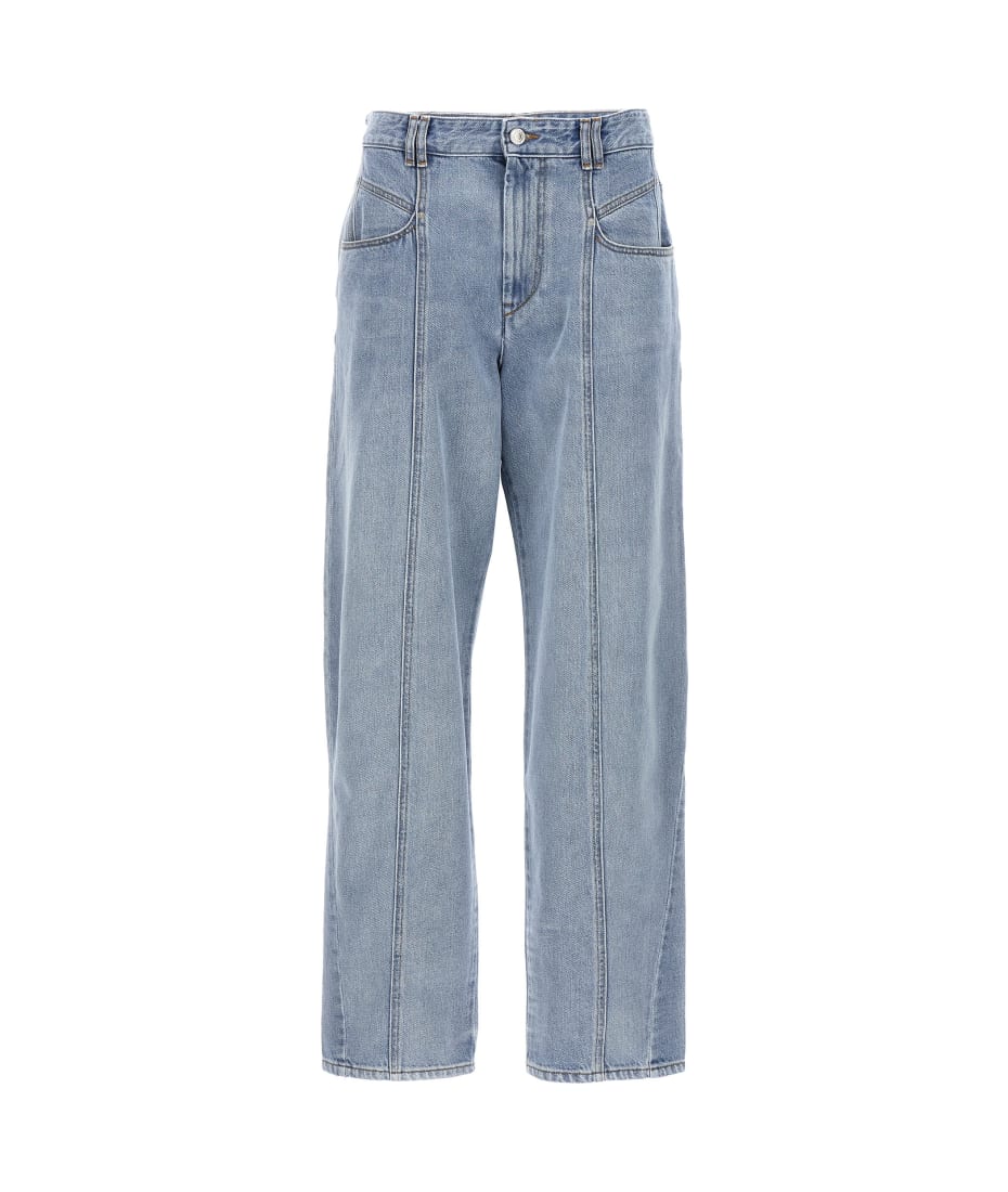 【送料&関税込】Isabel Marant Jeans ISABEL MARANT Lemony wide-leg Jeans | Blue | FARFETCH