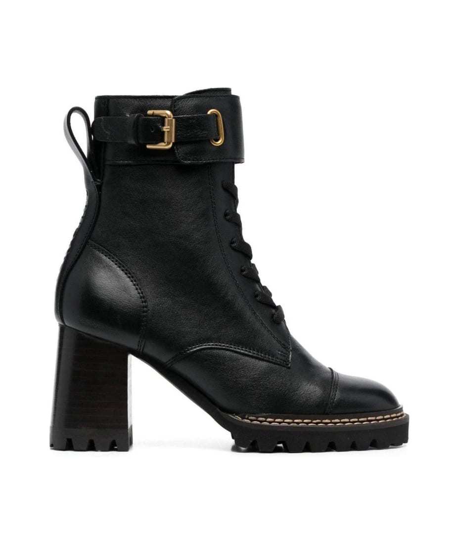 See by discount chloé nero boots