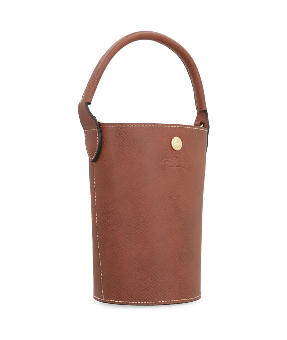 【関税&送料込】Longchamp S Epure Brown Bucket Bag Épure S Bucket bag Brown - Leather | Longchamp US