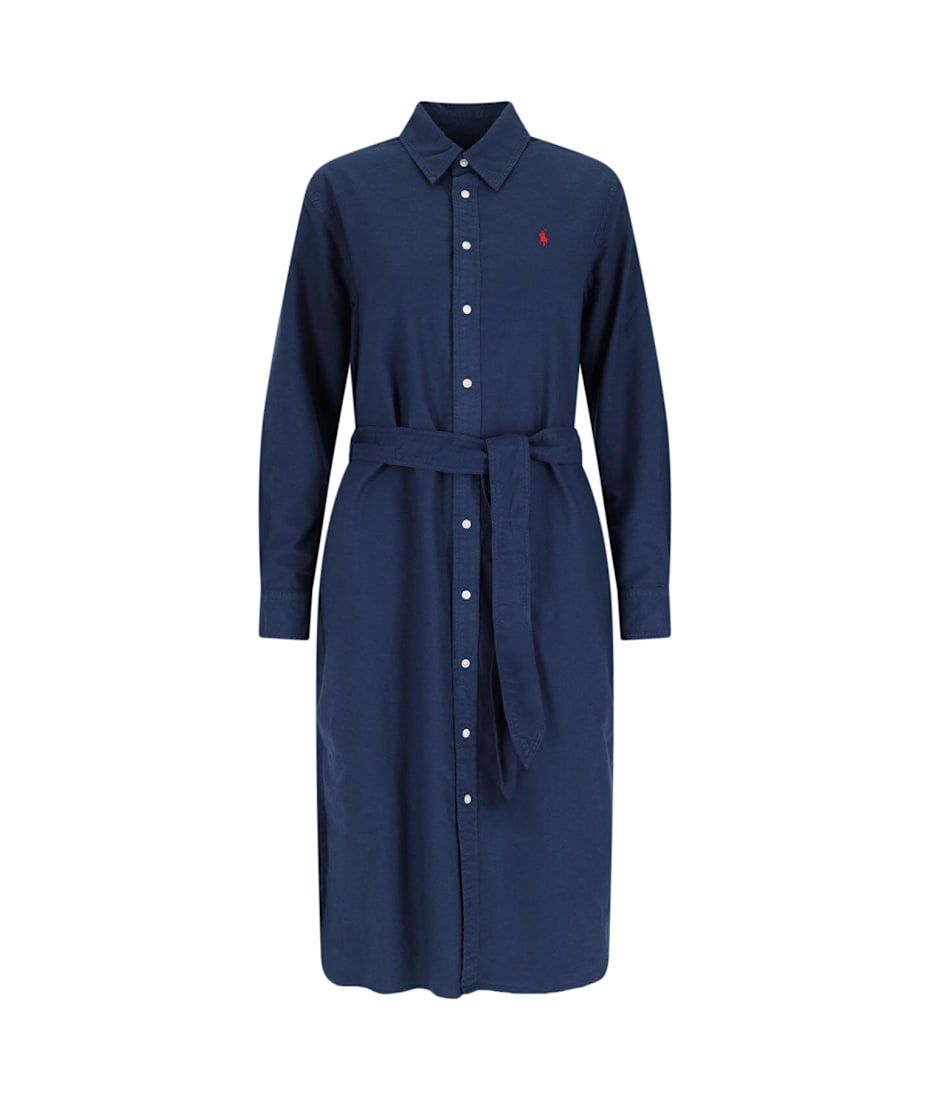 【POLO RALPH LAUREN】Chemisier ミディドレス Polo Ralph Lauren Chemisier Midi Dress | italist