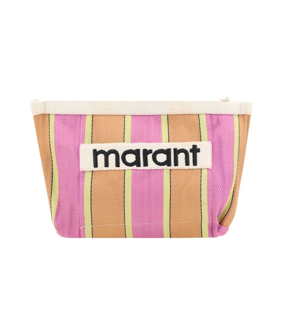 ポーチ Netia Ge Pouch - Isabel Marant - Cotton - Red 23PPO0002FA-A1X46M-01BK-F.jpg?