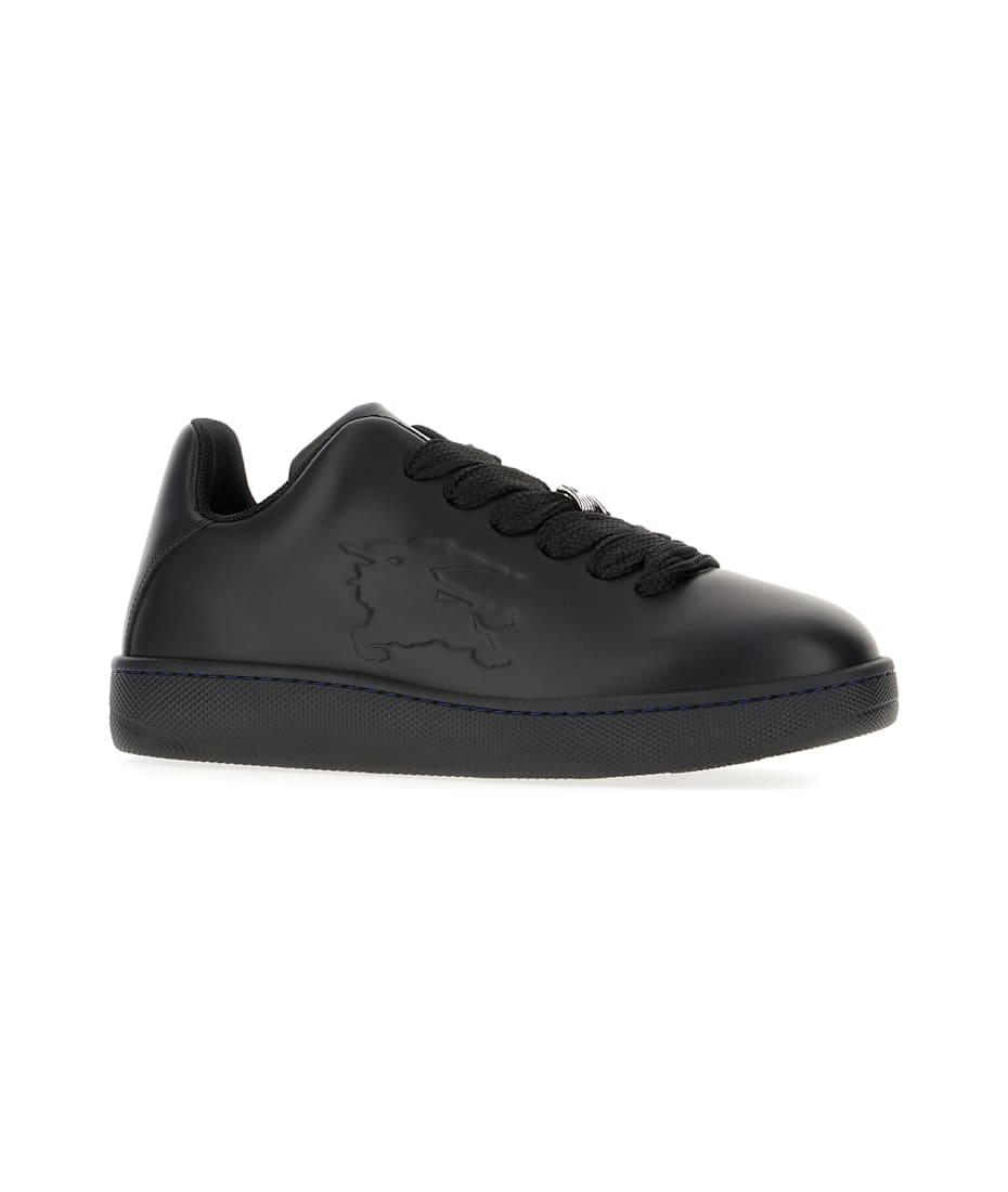 Burberry Black Leather Sneakers | italist Burberry Black Leather Sneakers | italist