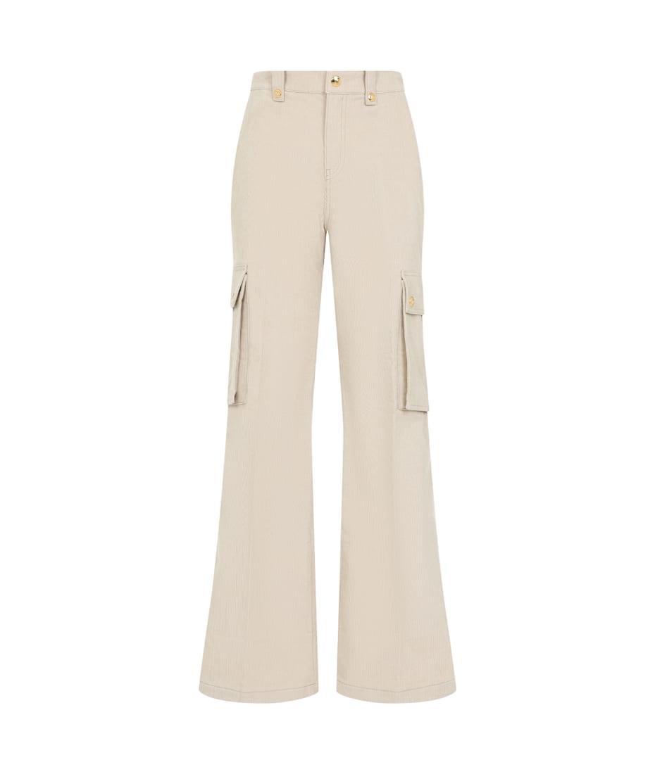 CELINEセリーヌ PANTALON CARGO 2Z297004N 34 CELINE CARGO PANTS IN TECHNICAL COTTON - BLACK | CELINE