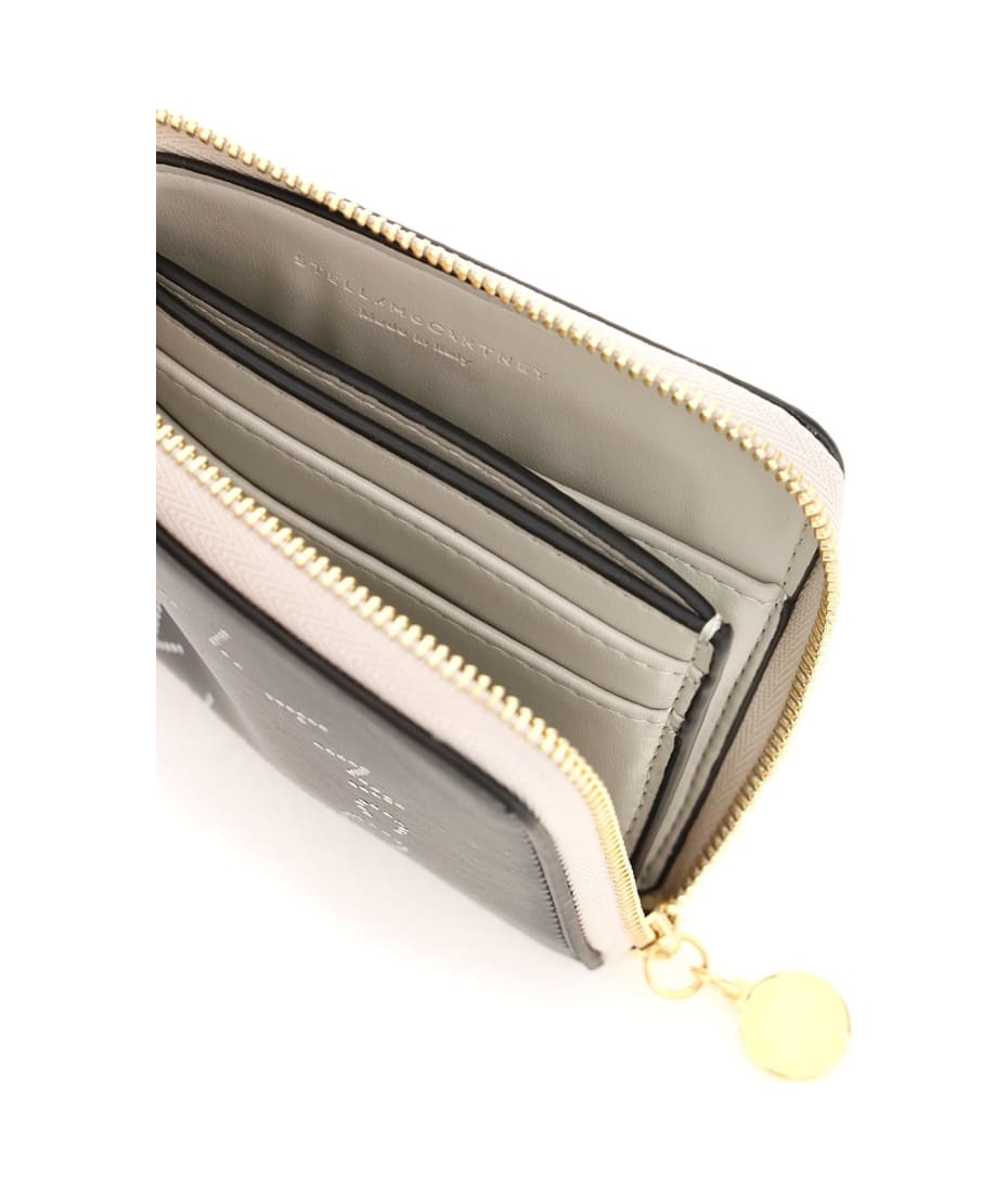 カードケース・名刺入れ Stella McCartney Two-tone alternappa card holder Stella McCartney Two-Tone Alter Nappa Cardholder () IFCHIC.COM
