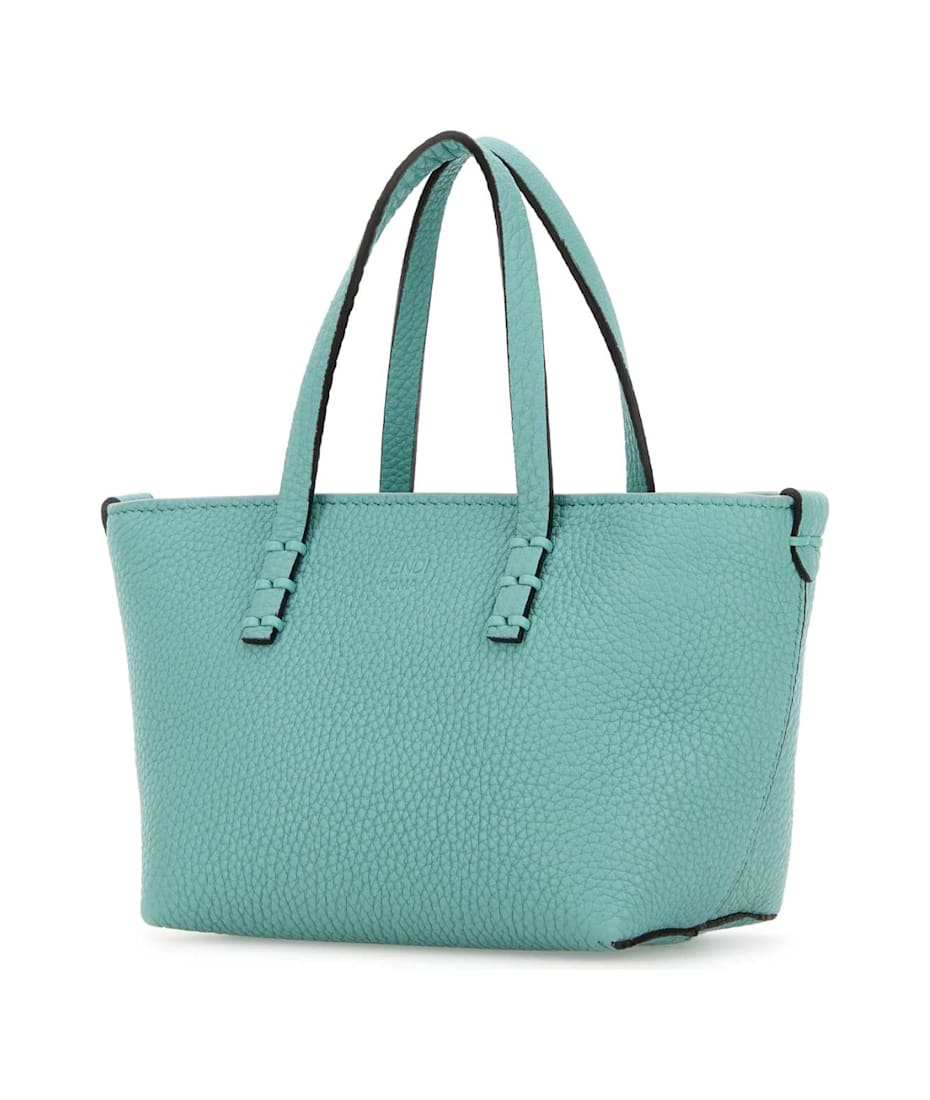 ★関税込み★ ※要在庫確認 FENDI LIGHT BLUE ROLL MINI TOTE Fendi Light Blue Leather Mini Roll Handbag トートバッグ 通販