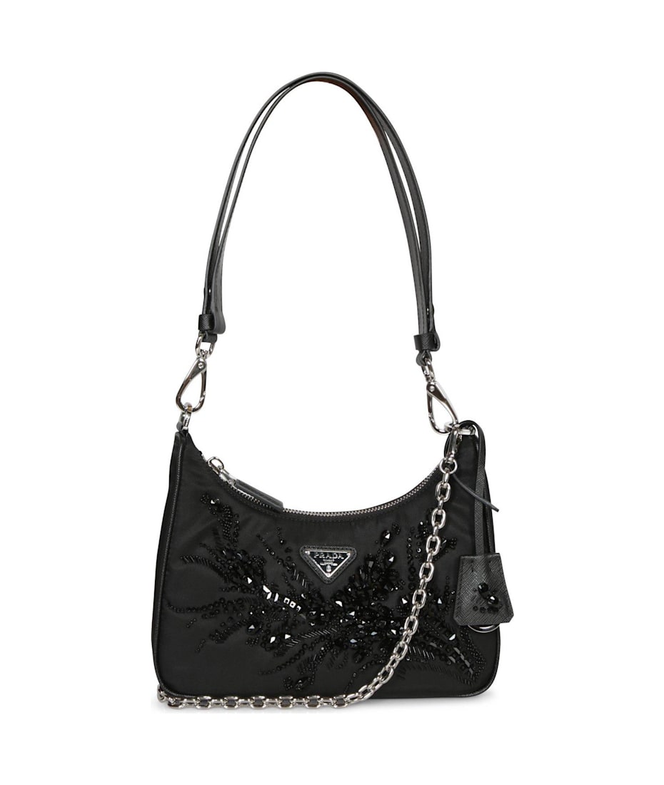 Prada Embellished Zipped Shoulder Bag ショルダーバッグ 通販