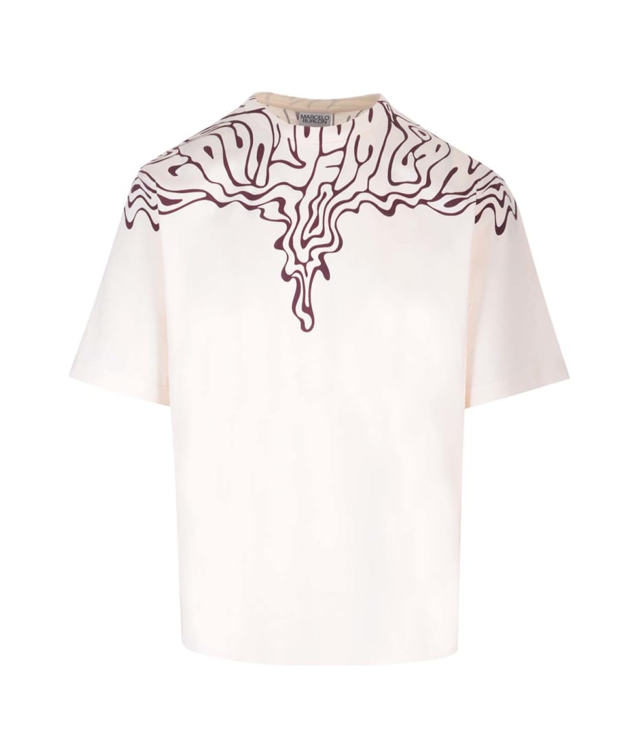 Marcelo Burlon 'fluid Wings' T-shirt | italist