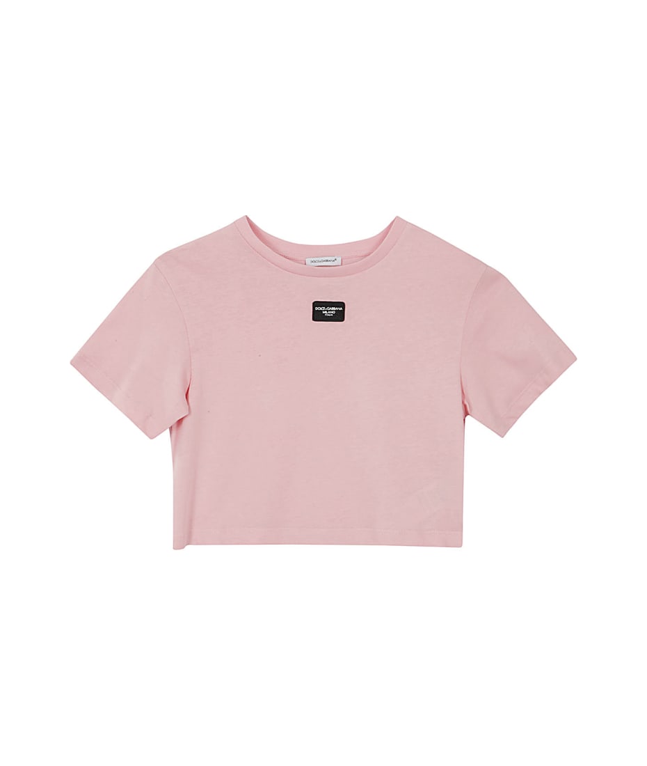 Dolce & Gabbana T Shirt Manica Corta - Rosa