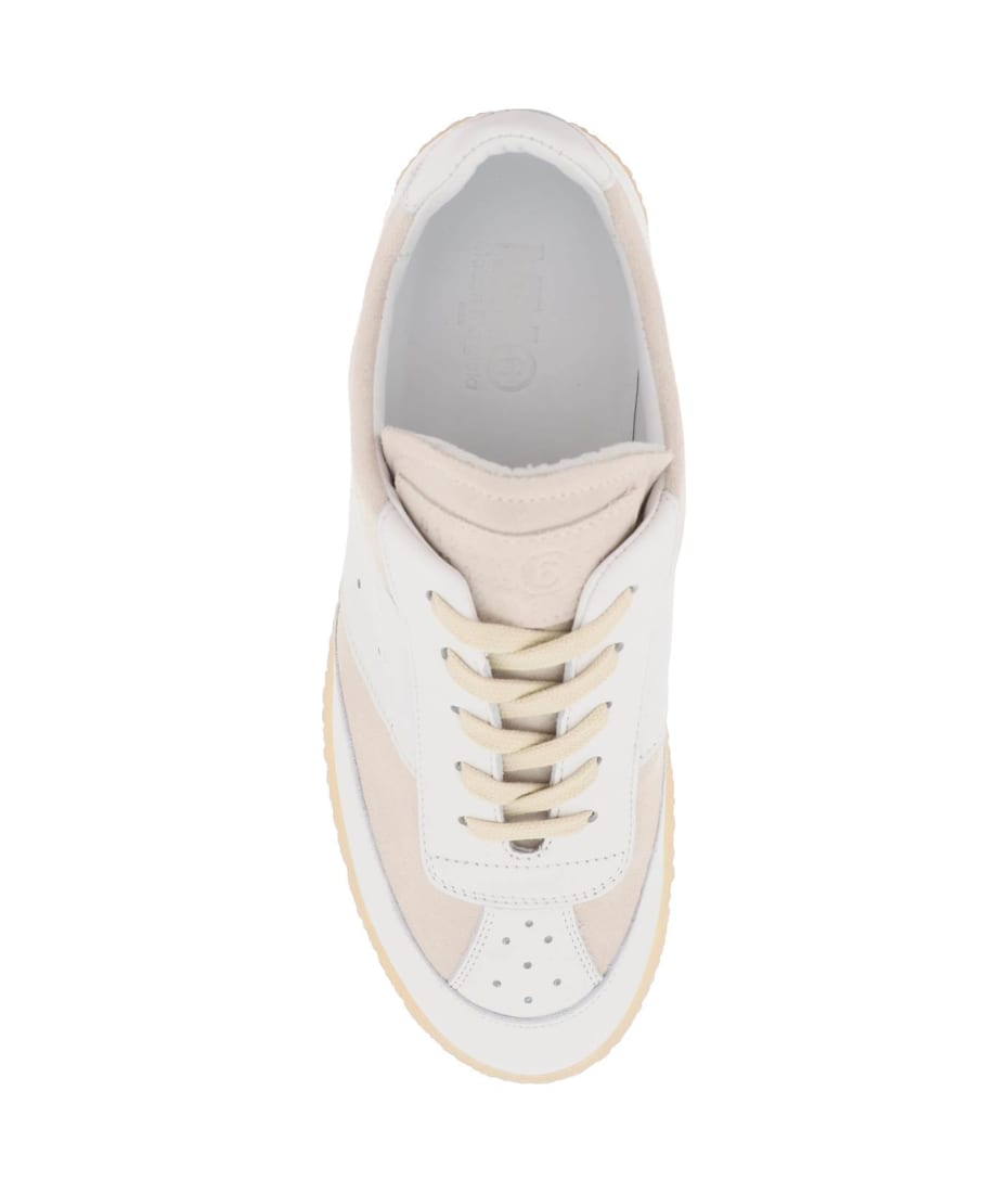 MM6 Maison Margiela 6 Court Leather Low-top Sneakers