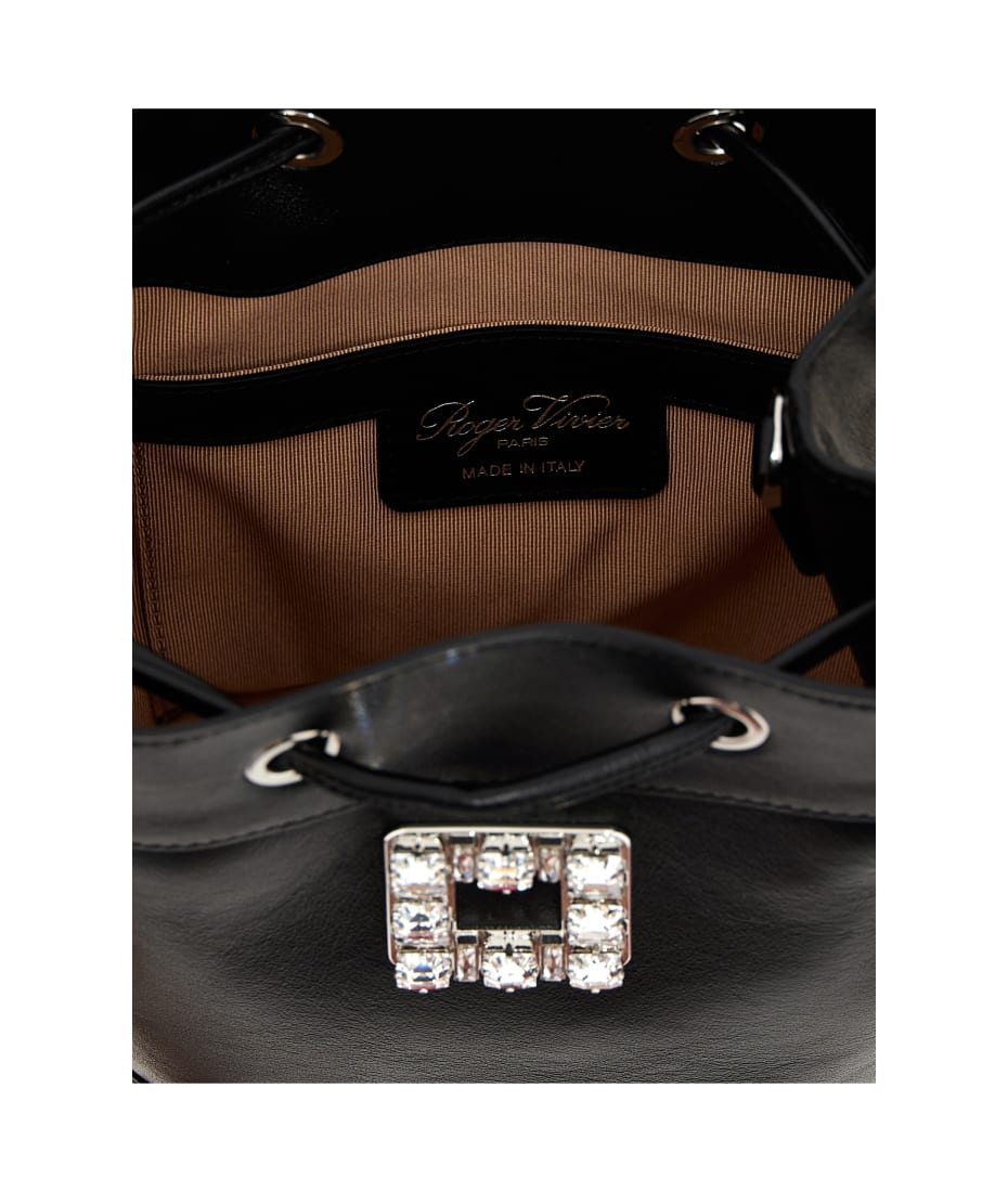 【ROGER VIVIER】Tres Vivier Leather Bucket Bag Roger Vivier Très Vivier Leather Bucket Bag | italist