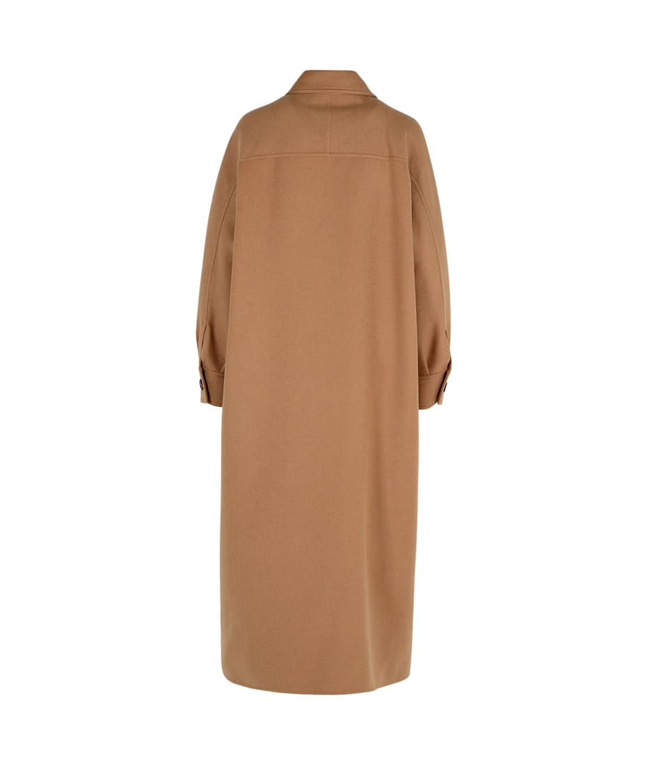 【送料&関税込】Max Mara aldo Brown Virgin Wool Coat Max Mara 'aldo' Brown Virgin Wool Coat | italist