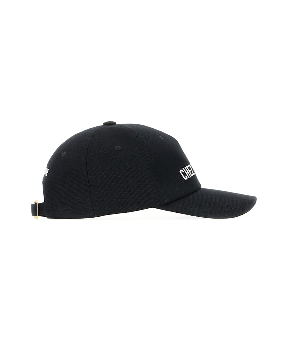 Valentino Garavani Black Cotton Baseball Cap | italist