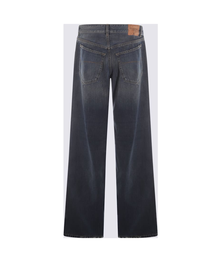 デニム・ジーパン BALENCIAGA SS25 Denim baggy jeans (824300TSW71 4011) Balenciaga Baggy Jeans | Saks Fifth Avenue