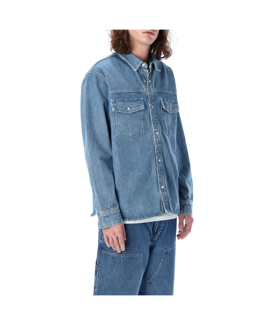 Stussy Boxy Western Denim Shirt | italist