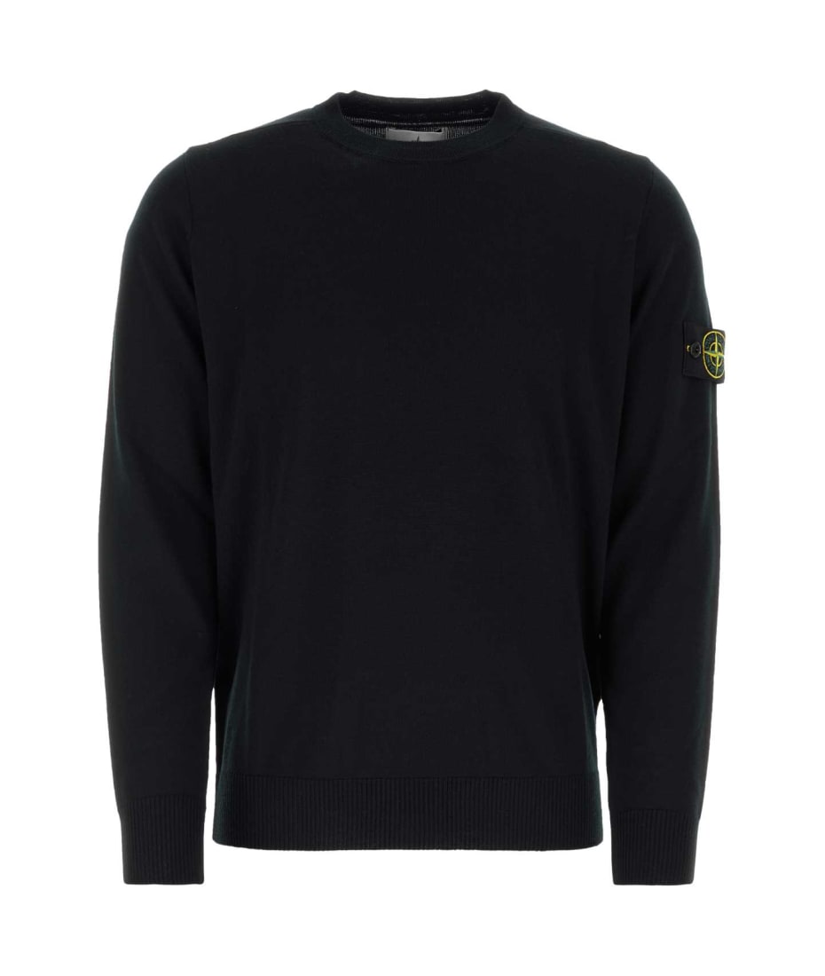 Stone Island Black Wool Sweater | italist