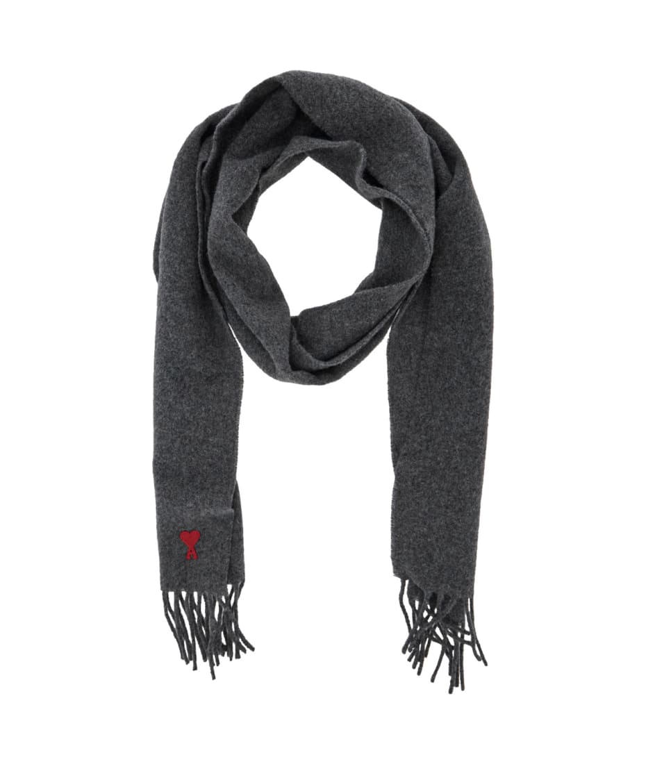 Ami Alexandre Mattiussi Red Adc Scarf | italist 