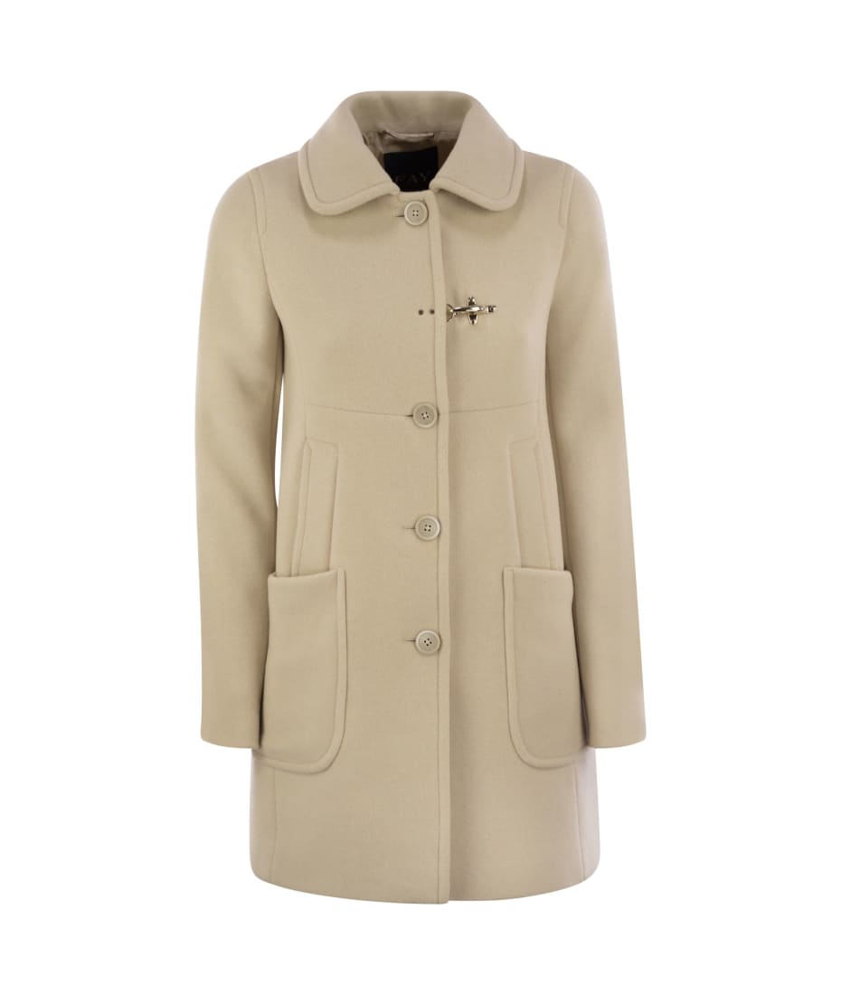 コート Fay FW24 Wool and Cashmere Coat (NAW54493230 U807) Fay Wool And Cashmere Coat | italist