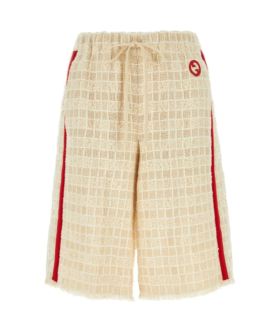 【送料&関税込】Gucci Sand Tweed Bermuda Shorts Gucci Sand Tweed Bermuda Shorts | italist
